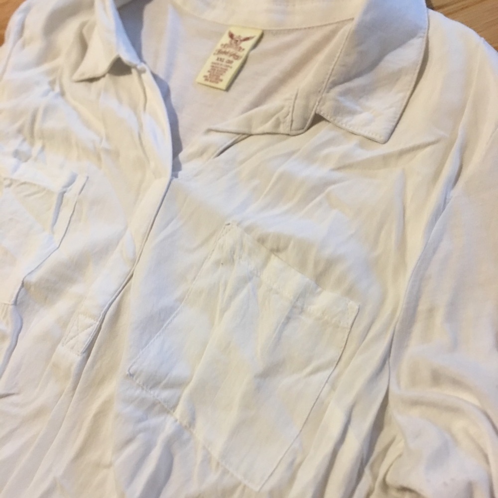 *Set of 2* Button Up LS XXL B&W